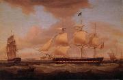 Thomas Whitcombe H.C.S Duchess of Atholl on her amaiden voyage oil painting on canvas